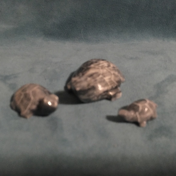 Set 3 mini turtles figurines - Picture 5 of 5
